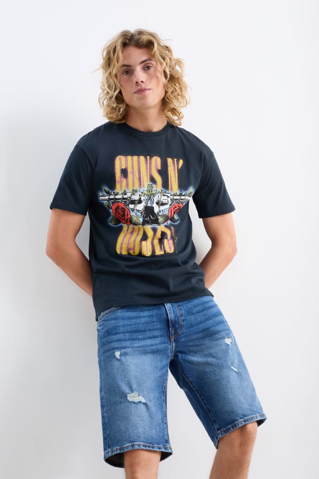 Men - T-shirt - Guns N' Roses - black