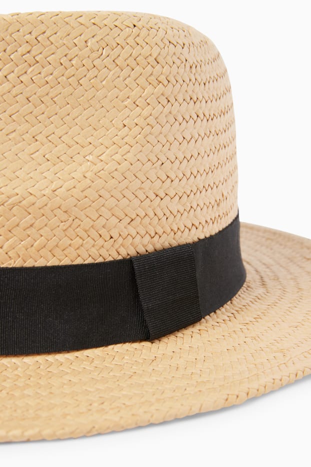 Uomo - Cappello di paglia - beige