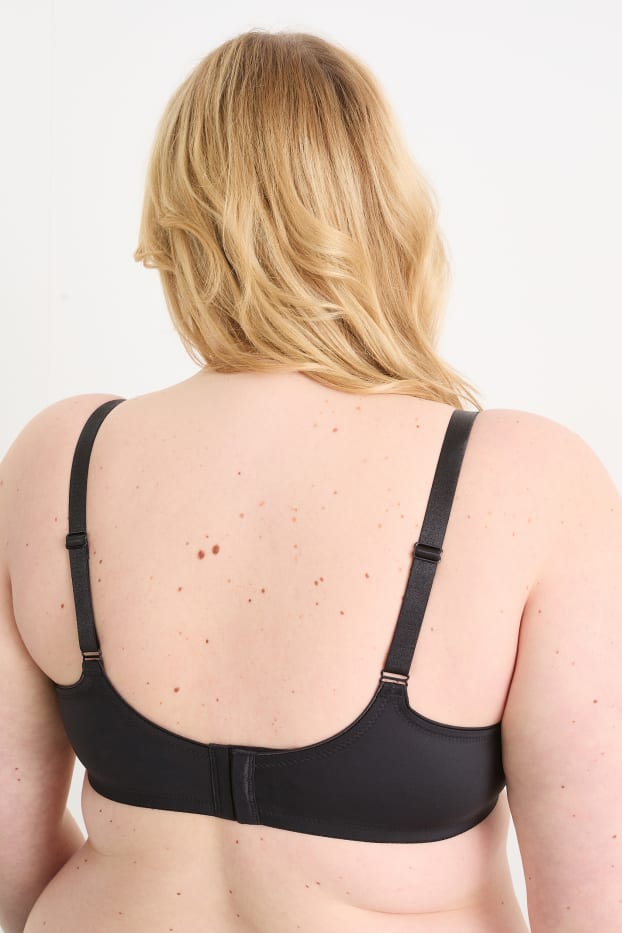 Femmes - Soutien-gorge minimiseur avec armatures - noir