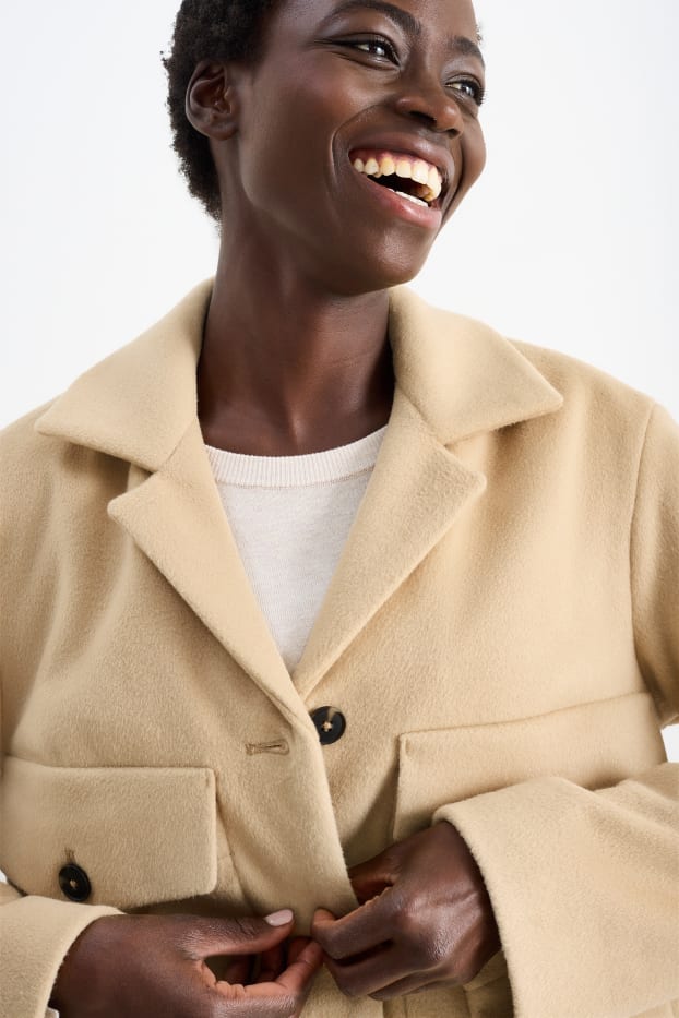 Damen - Jacke - beige