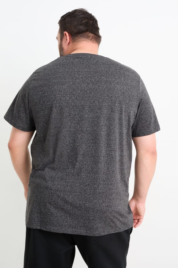 Bărbați - Tricou - negru melanj