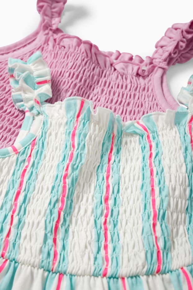 Kinder Mädchen - Multipack 2er - Kleid - dunkelrosa