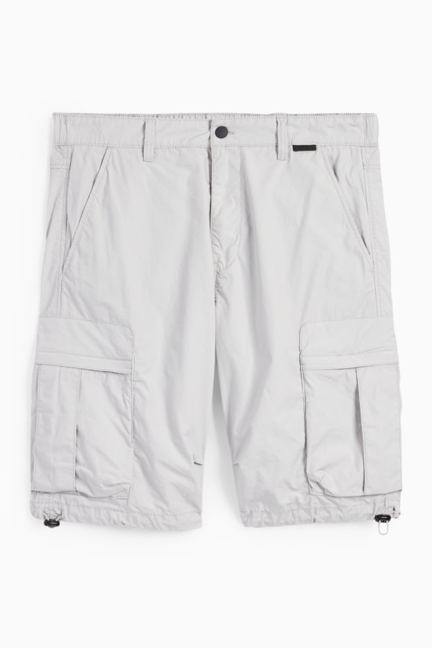 Hommes - Short cargo - gris clair