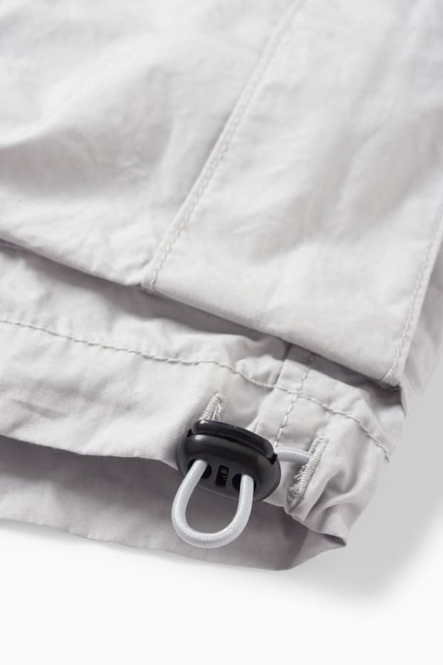 Hommes - Short cargo - gris clair