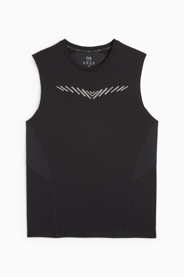 Home - Top tècnic - negre