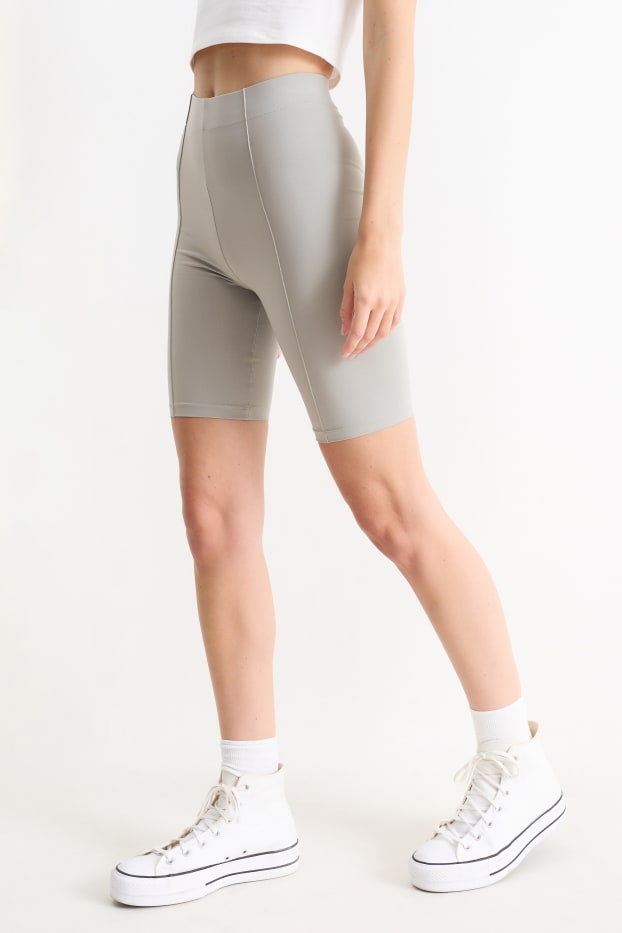 Femmes - Short cycliste - gris