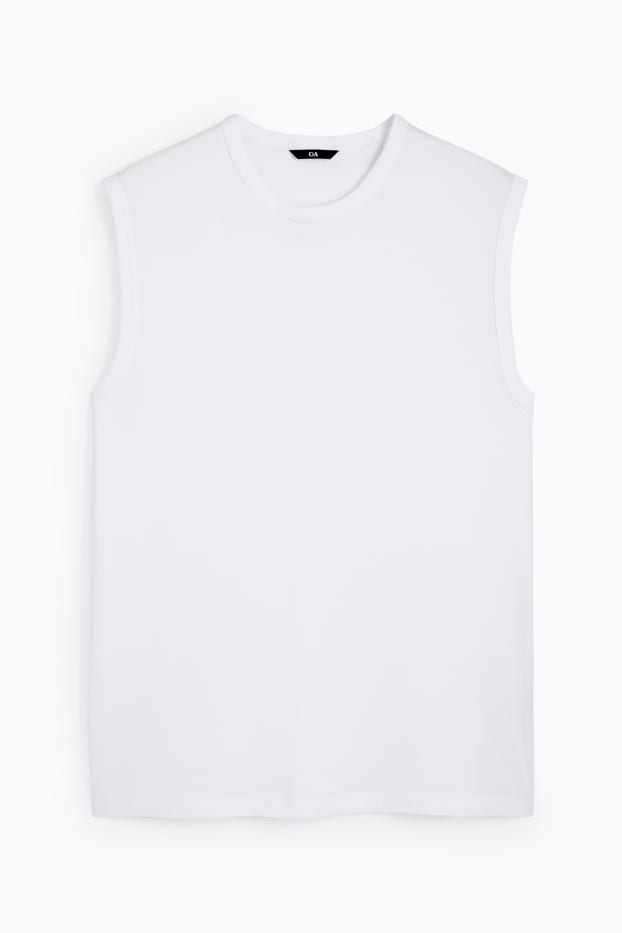 Home - Samarreta sense mànigues - blanc