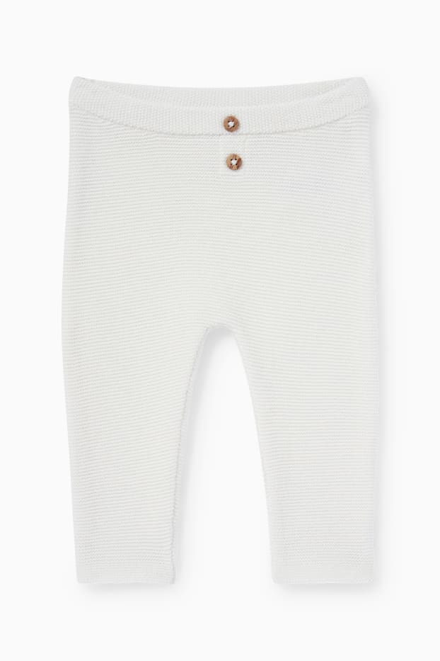 Baby Girls - Baby outfit - 2 piece - cremewhite