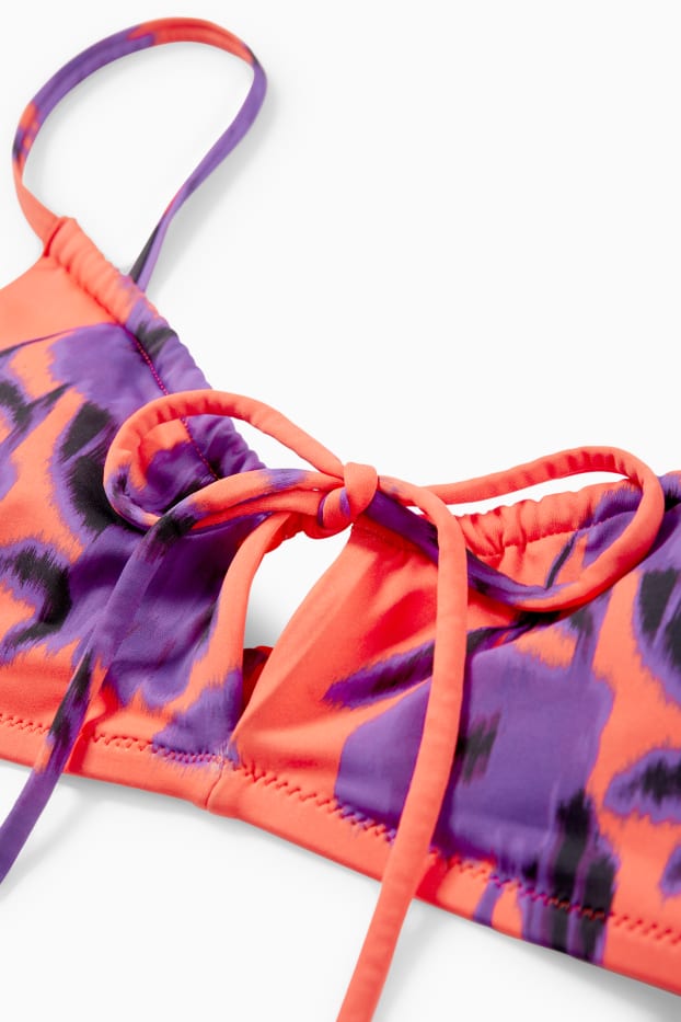 Femmes - Haut de bikini - ampliforme - LYCRA® XTRA LIFE™ - à motif - orange