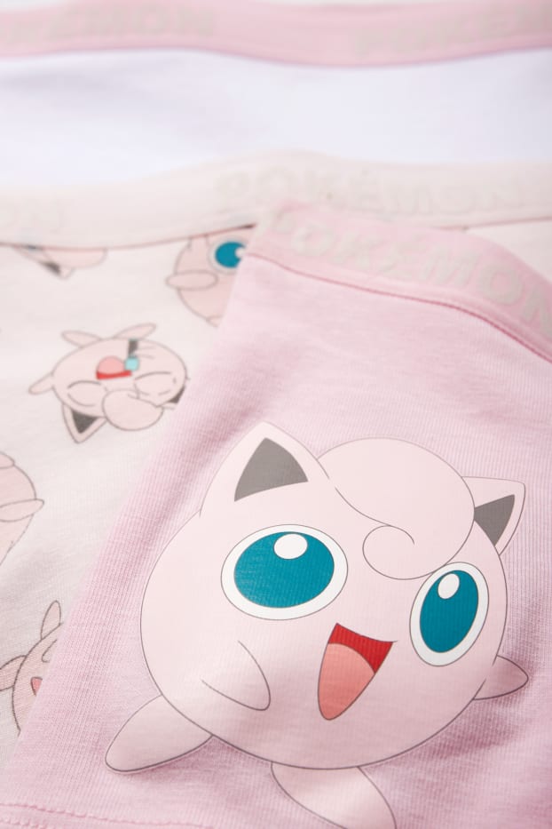 Children Girls - Multipack of 3 - Pokémon - boxer shorts - rose