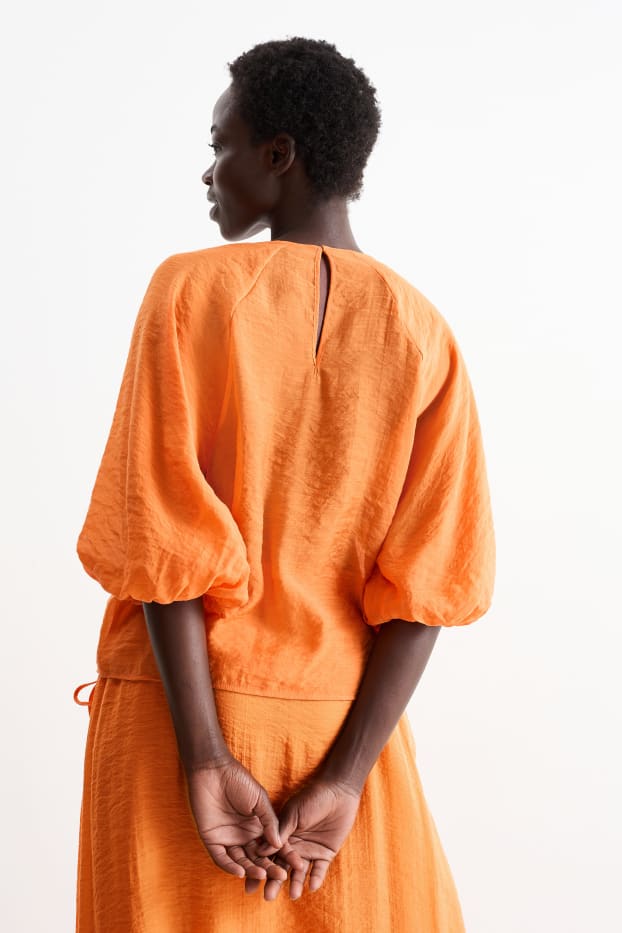 Damen - Bluse - orange