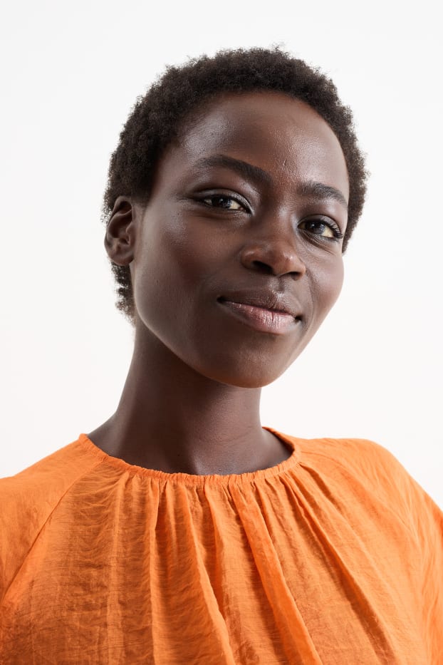 Damen - Bluse - orange