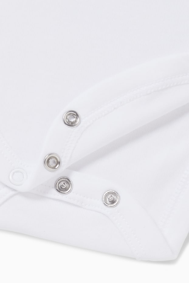 Unisexe - Lot de 5 - bodys bébé - blanc