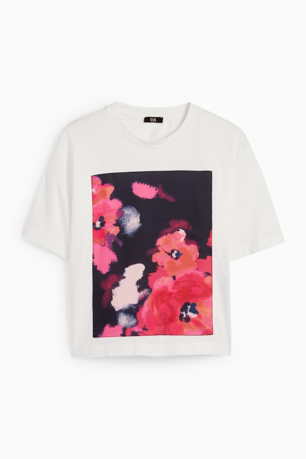 Women - T-shirt - cremewhite