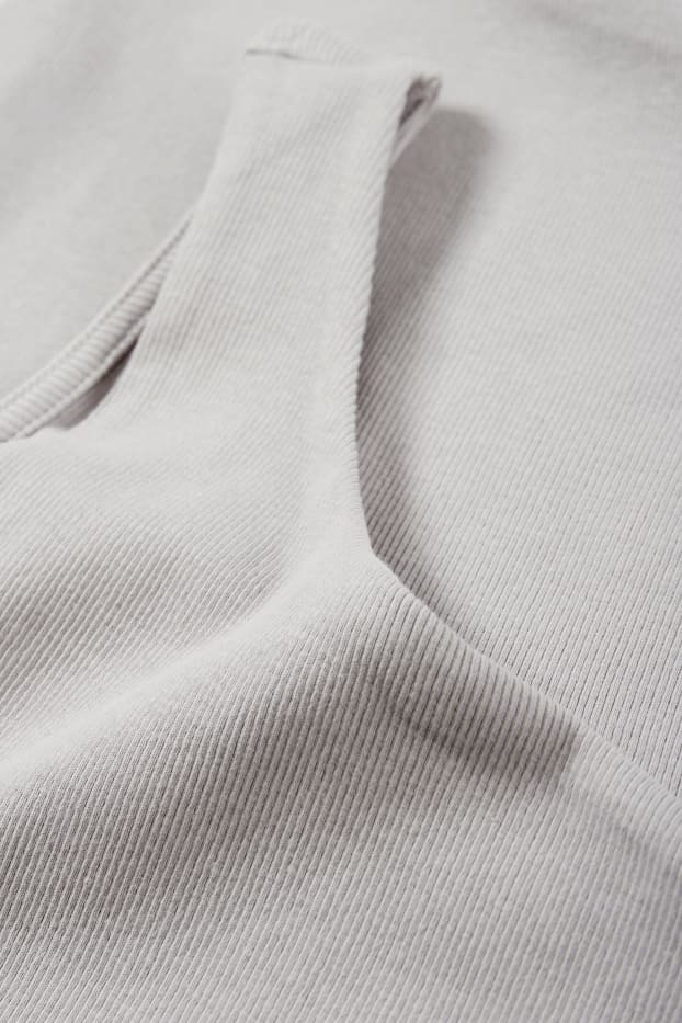 Dona - Top crop - gris