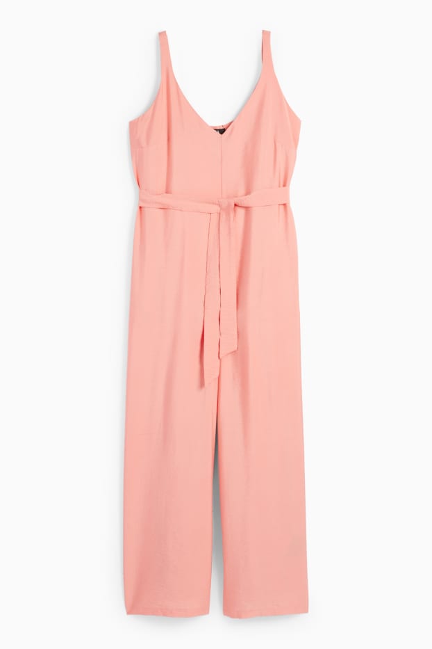 Women - Jumpsuit - dark rose