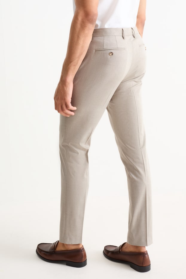 Herren - Baukasten-Hose - Slim Fit - Flex - 4 Way Stretch - hellbeige