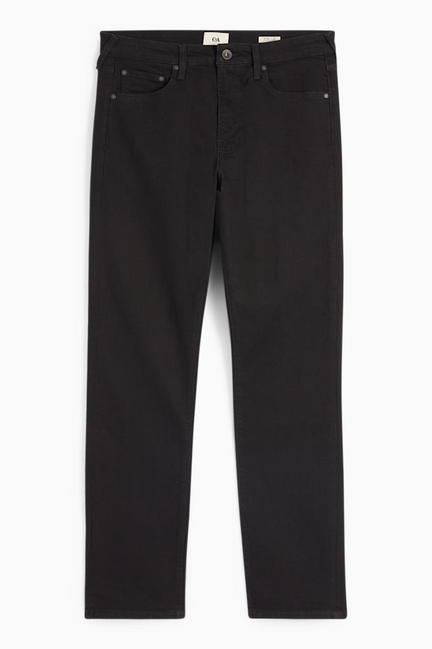Bărbați - Straight jeans - LYCRA® - negru