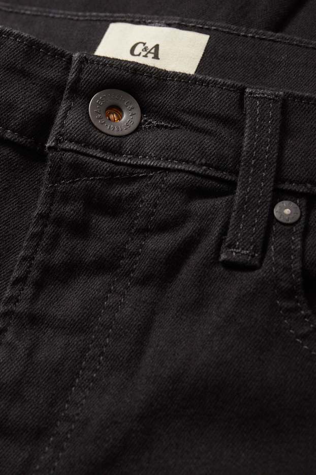 Bărbați - Straight jeans - LYCRA® - negru