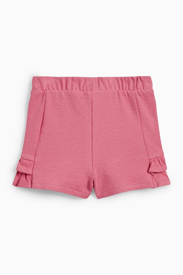 Nadó nena - Pantalons curts per a nadó - rosa fosc