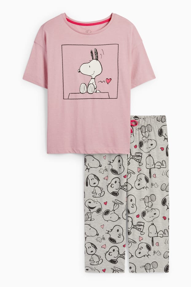 Dámské - Pyžamo - Snoopy - růžová