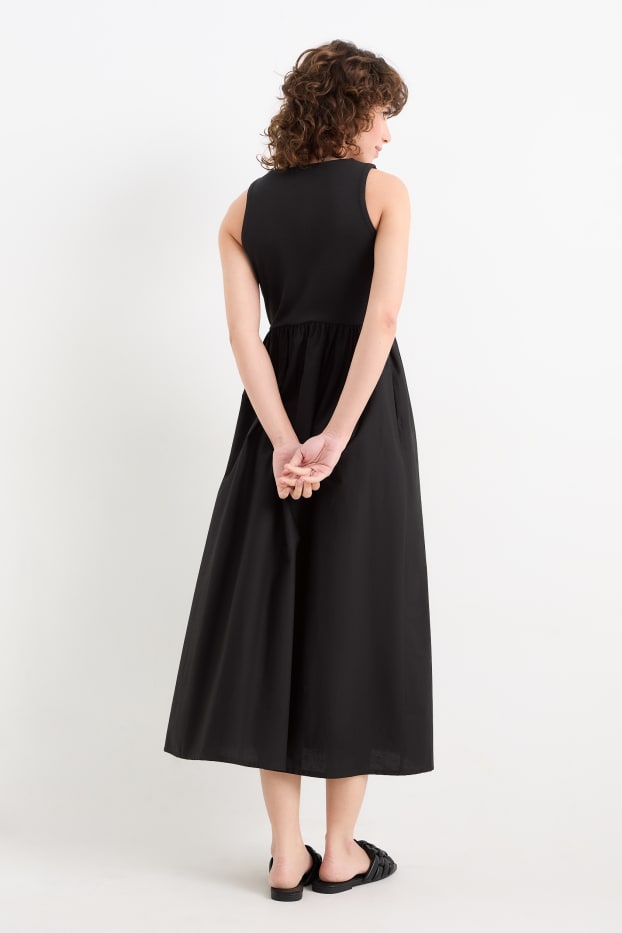 Dona - Vestit fit & flare - negre
