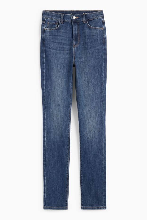 Dámské - Slim jeans - high waist - džíny - modré