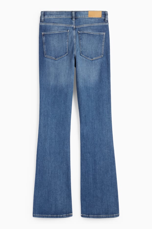 Femmes - Jean bootcut - mid waist - jean bleu