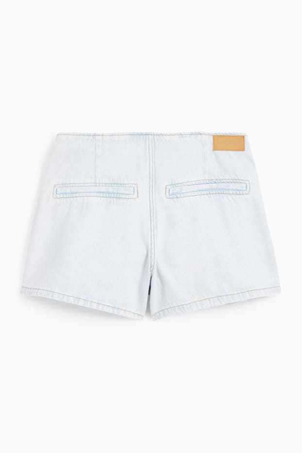 Damen - Jeans-Skort - helljeansblau