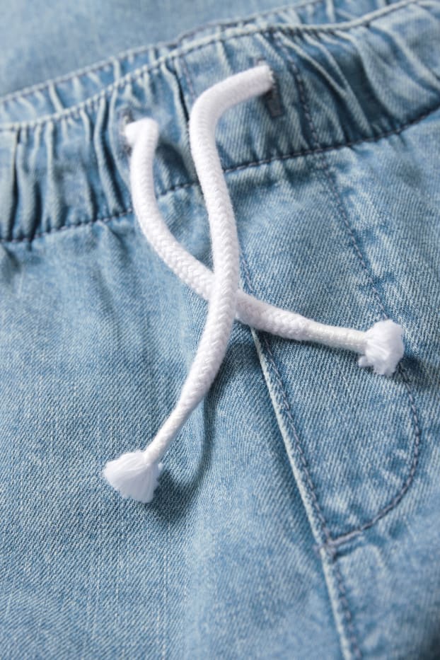 Kinderen: jongens - Loose fit jeans - jeanslichtblauw