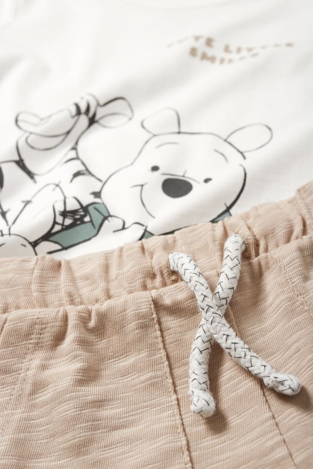 Baby Buben - Winnie Puuh - Baby-Outfit - 3 teilig - hellbeige