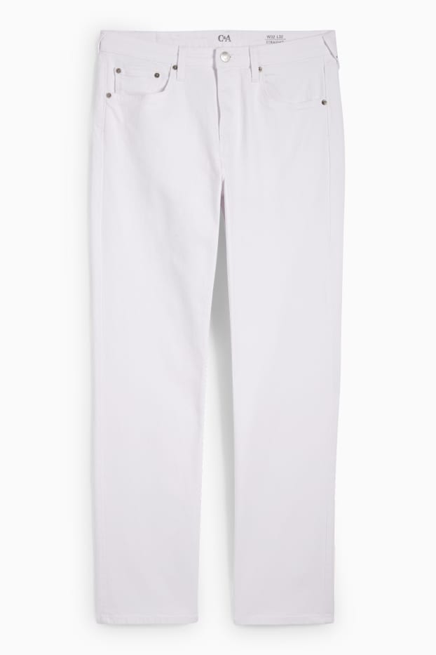 Uomo - Straight jeans - LYCRA® - bianco