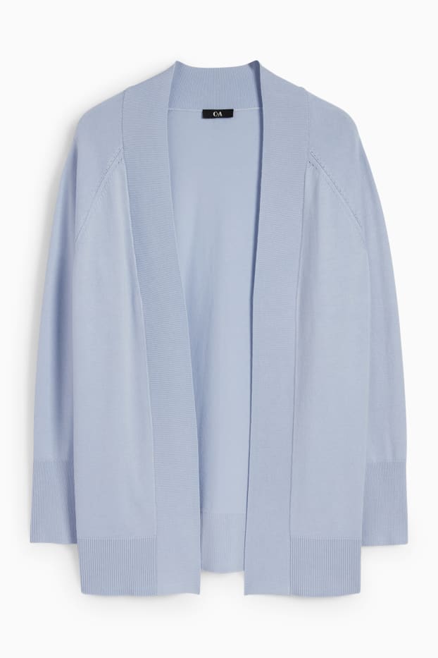 Damen - Strickjacke - hellblau