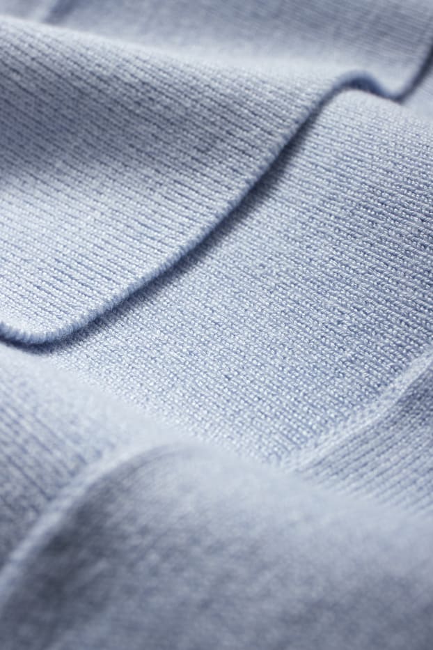 Damen - Strickjacke - hellblau