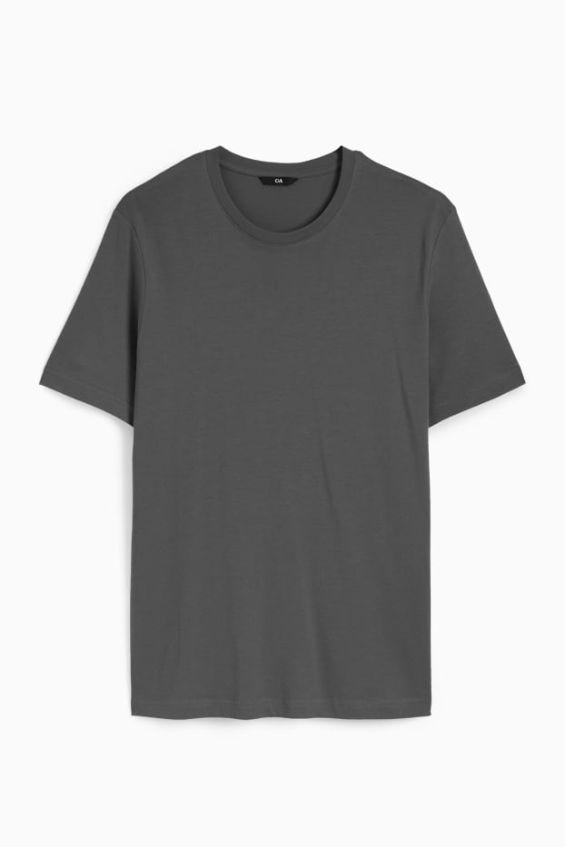 Herren - T-Shirt - Regular Fit - dunkelgrau
