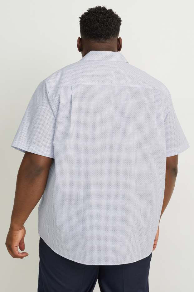 Hommes - Chemise - regular fit - col kent  - bleu clair