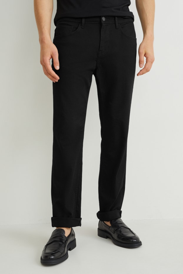 Herren - Hose - Regular Fit - schwarz