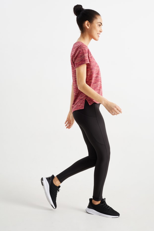 Dames - Sportlegging - 4 Way Stretch - zwart
