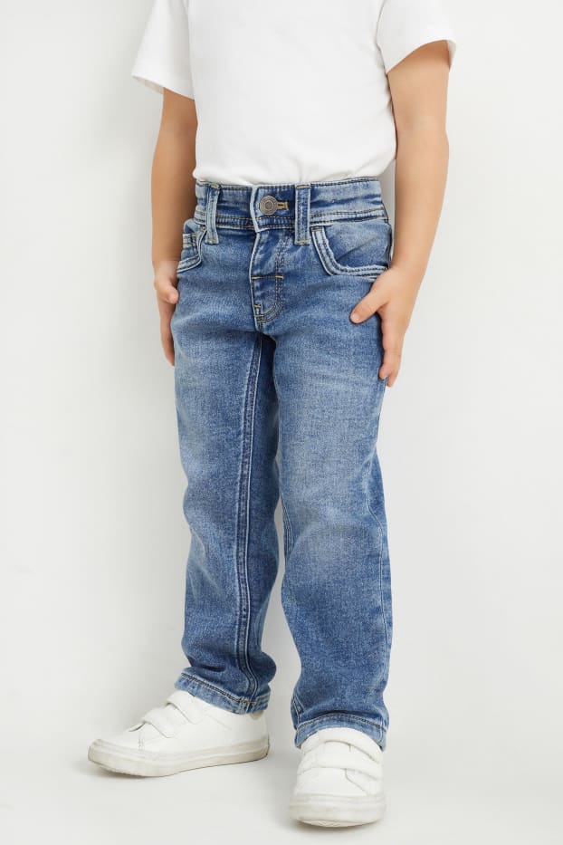 Nen - Straight jeans - texà blau
