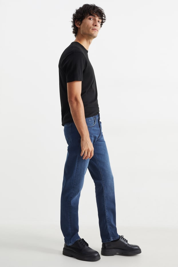 Heren - Slim jeans - jeansdonkerblauw