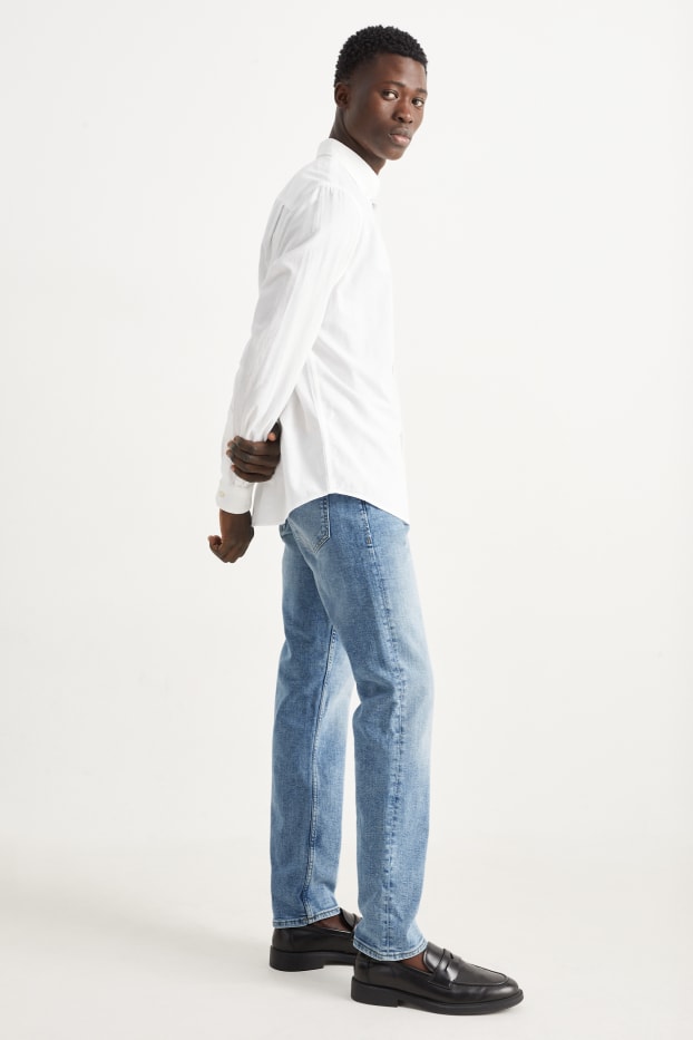 Hommes - Straight jean - LYCRA® - jean bleu clair