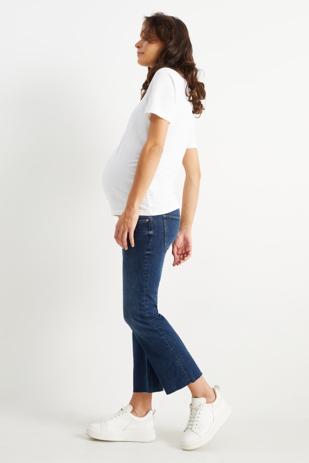 Dona - Texans de maternitat - bootcut jeans - LYCRA® - texà blau