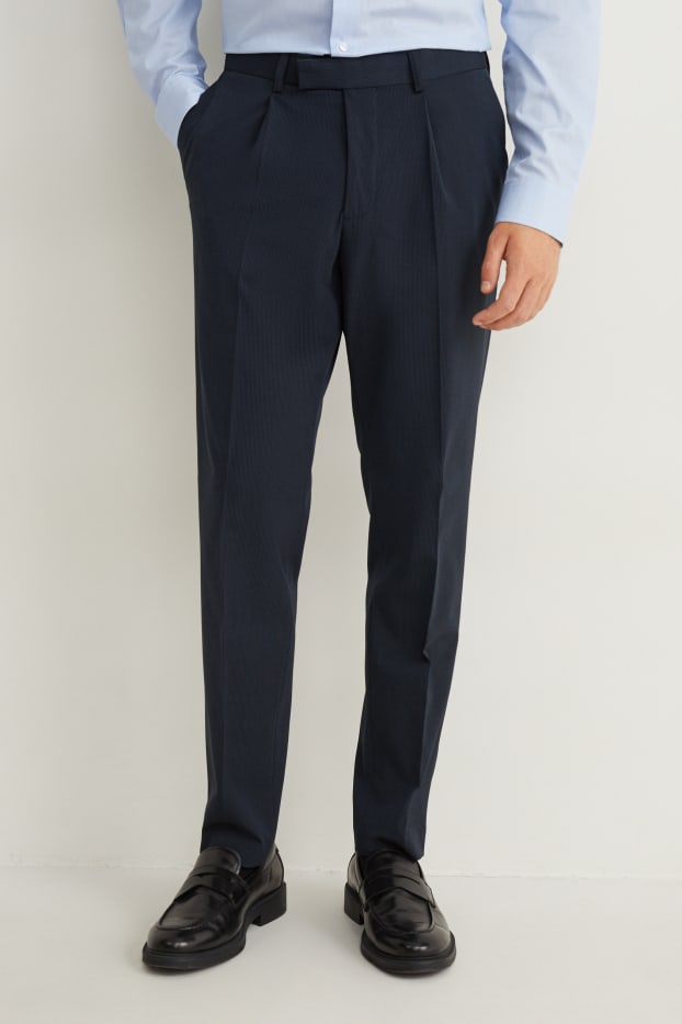 Bărbați - Pantaloni modulari - regular fit - Flex - stretch - Mix & Match - albastru închis