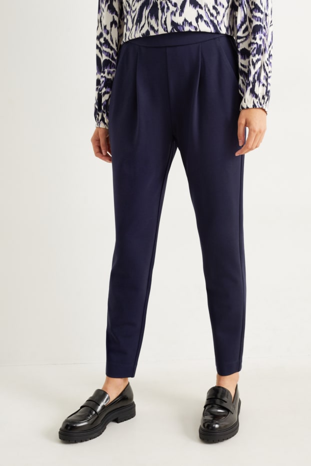 Damen - Jersey-Hose - dunkelblau