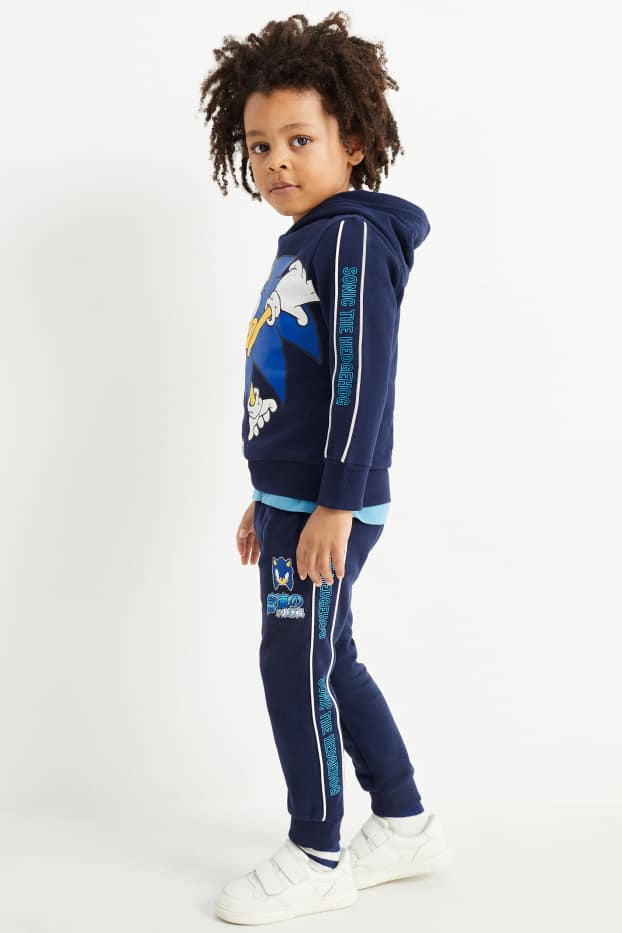 Kinderen: jongens - Sonic - joggingbroek - donkerblauw