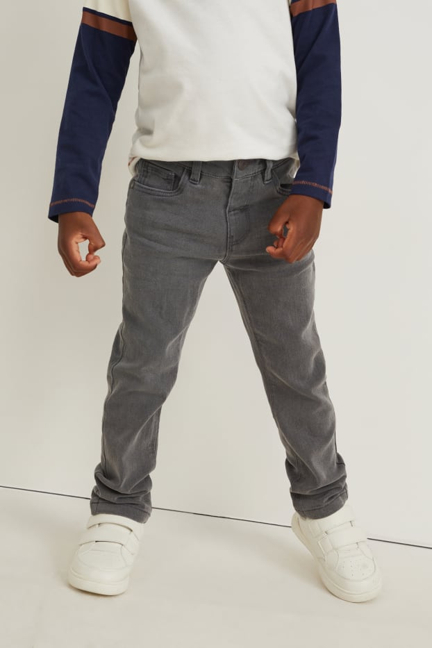 Kinder Buben - Multipack 2er - Slim Jeans - dunkeljeansblau