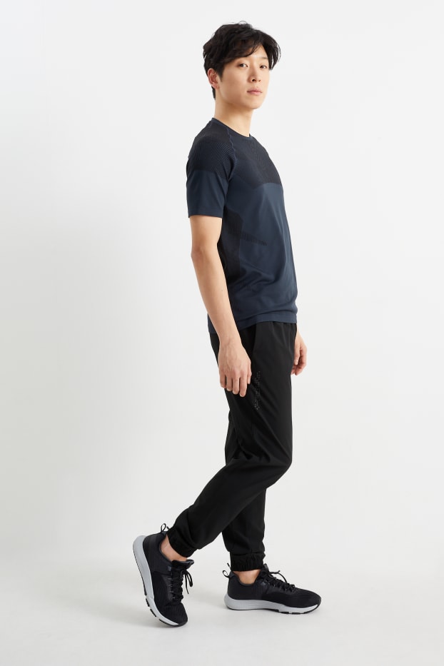 Herren - Funktionshose - Flex - 4 Way Stretch - schwarz