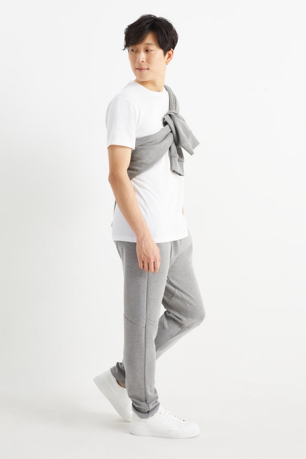 Herren - Jogginghose - hellgrau-melange
