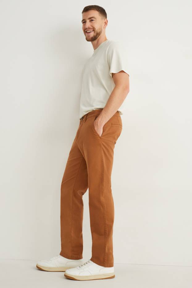 Hommes - Chino - havane