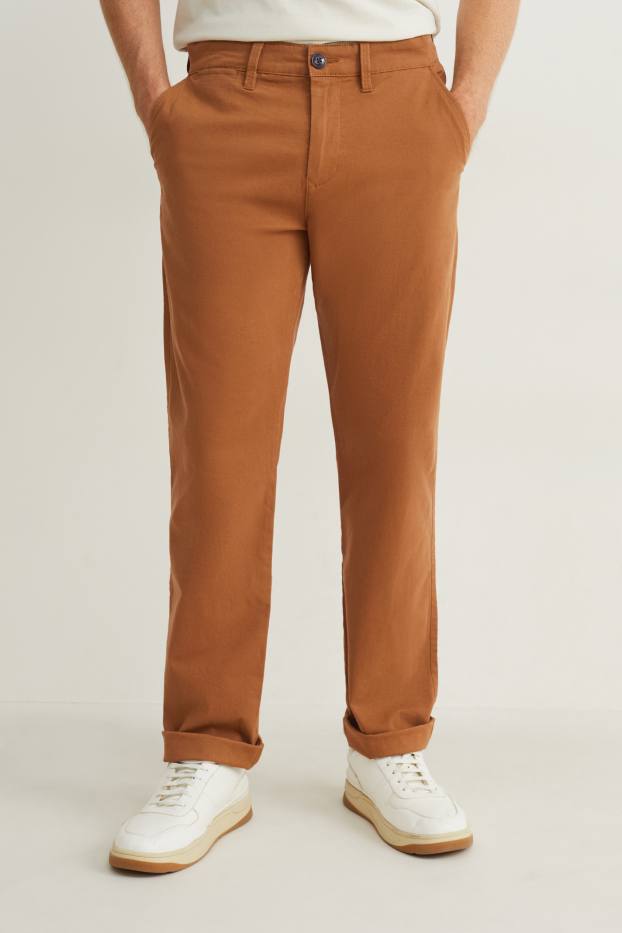 Hommes - Chino - havane